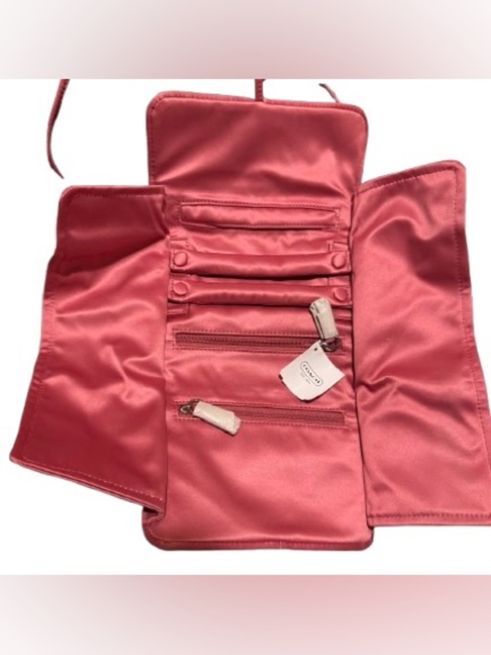 Coach F66561 Y2K Jewelry Travel Pouch (Pink) - NWT - Picture 5 of 6
